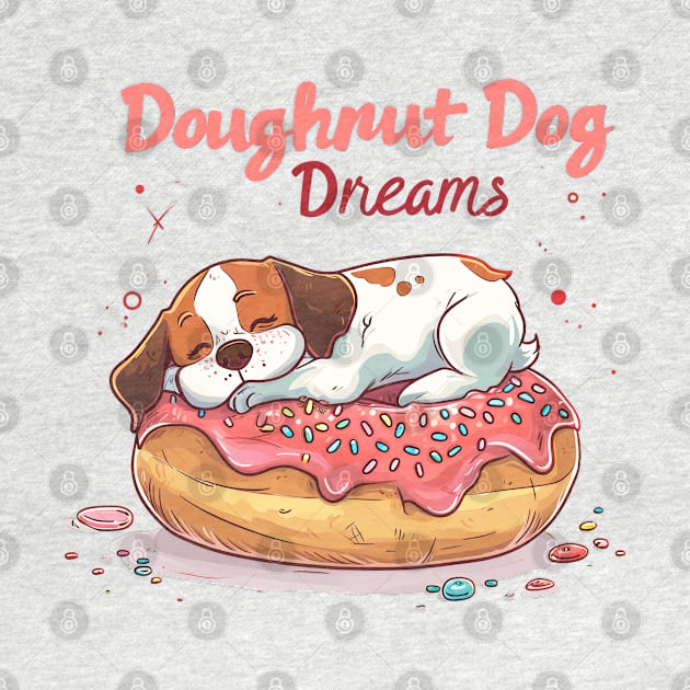 Doughnut Dog: Beagle's Doughnut Bedtime by TooplesArt